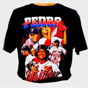 2023 Boston Red Sox Giveaway PEDRO MARTINEZ T-Shirt